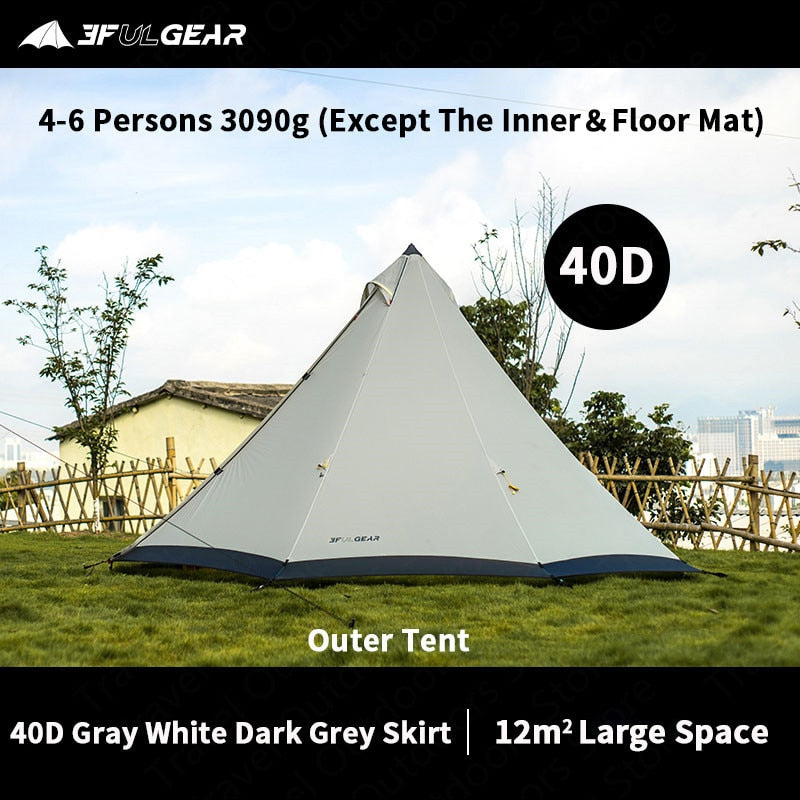 hot tent 4-6 person 4 Season Tipi Hot Tent (4-6 persons) – Outdoors University