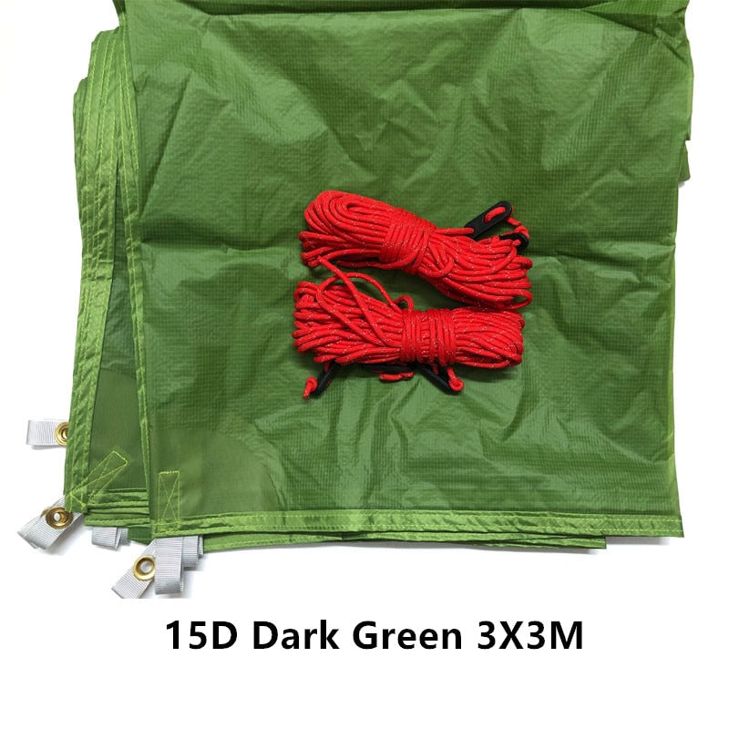 silicone tarp Silicone Coated 15D Nylon Tarp – Outdoors University