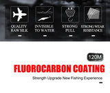 120m Fluorocarbon Coating Fishing Line - Outdoors University