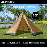 4 Season Tipi Hot Tent (4-6 persons) - Outdoors University