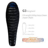 AEGISMAX G3-G5 Series Goose Down Sleeping Bag for cold weather - Outdoors University