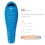 AEGISMAX G3-G5 Series Goose Down Sleeping Bag for cold weather - Outdoors University