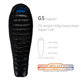 AEGISMAX G3-G5 Series Goose Down Sleeping Bag for cold weather - Outdoors University